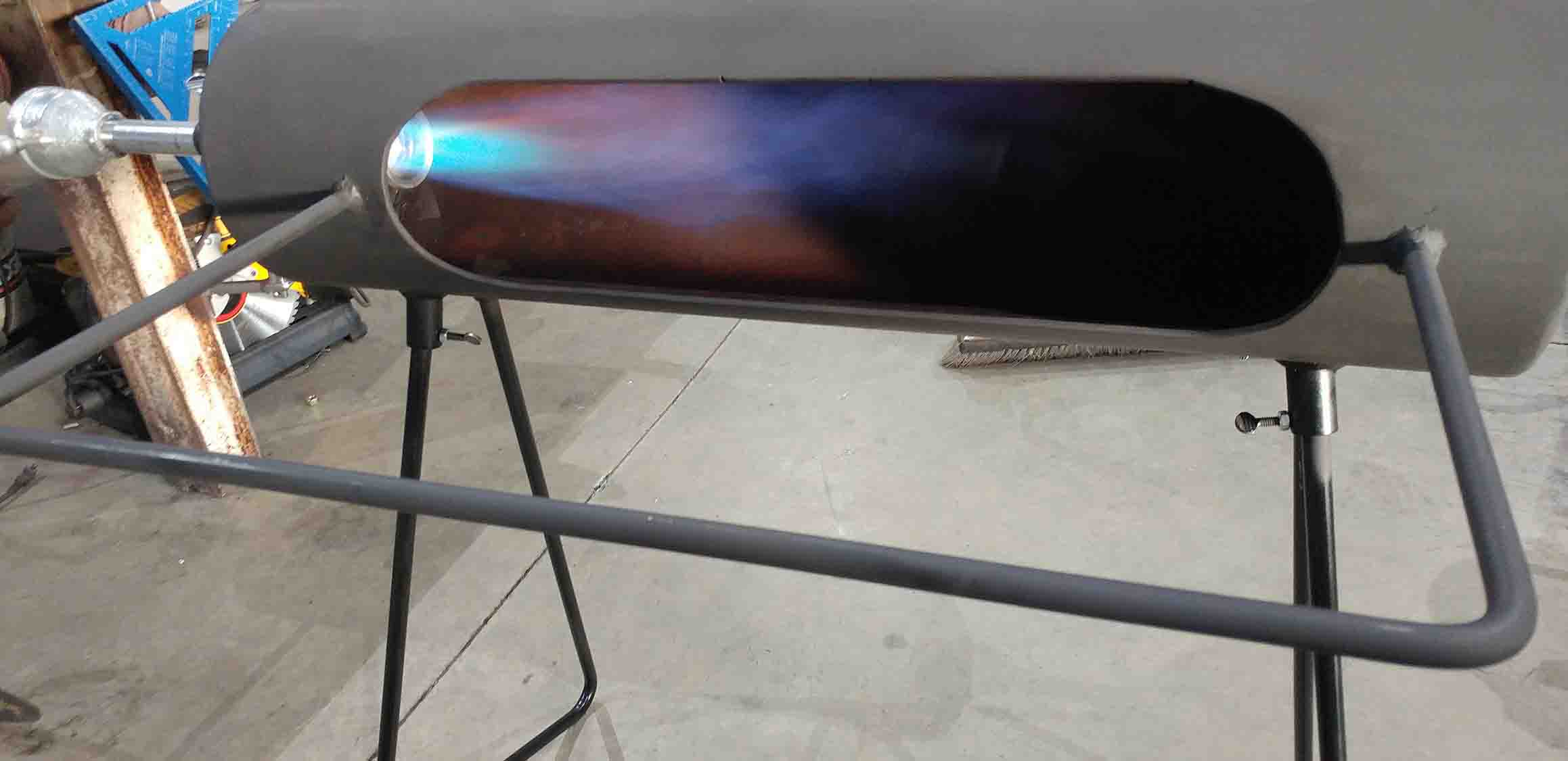 Picture of a branding iron warmer.