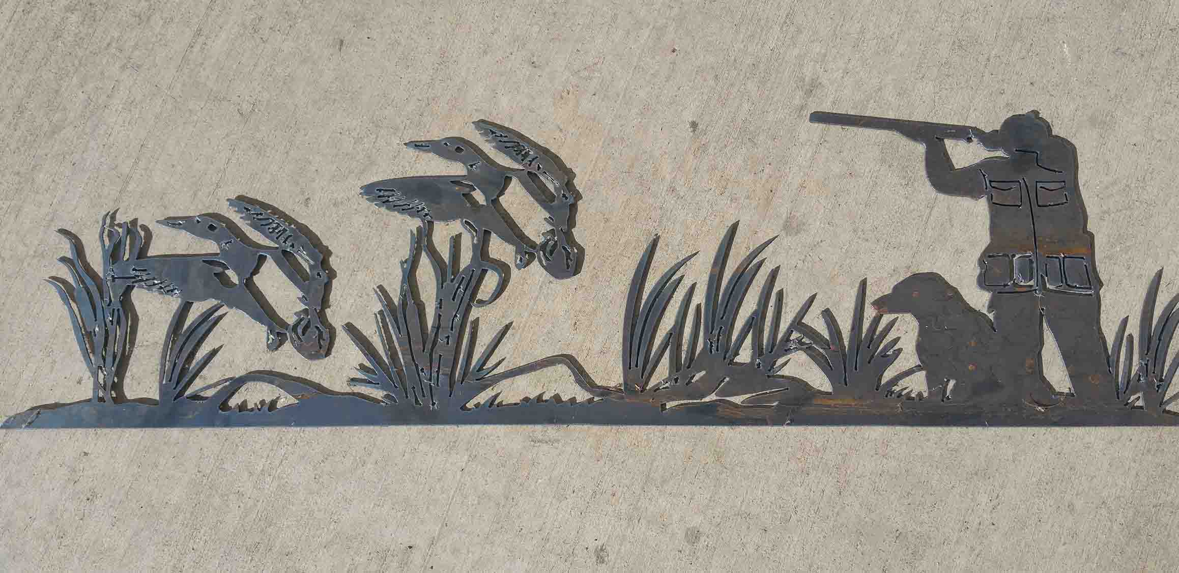 Picture of hunting scene.