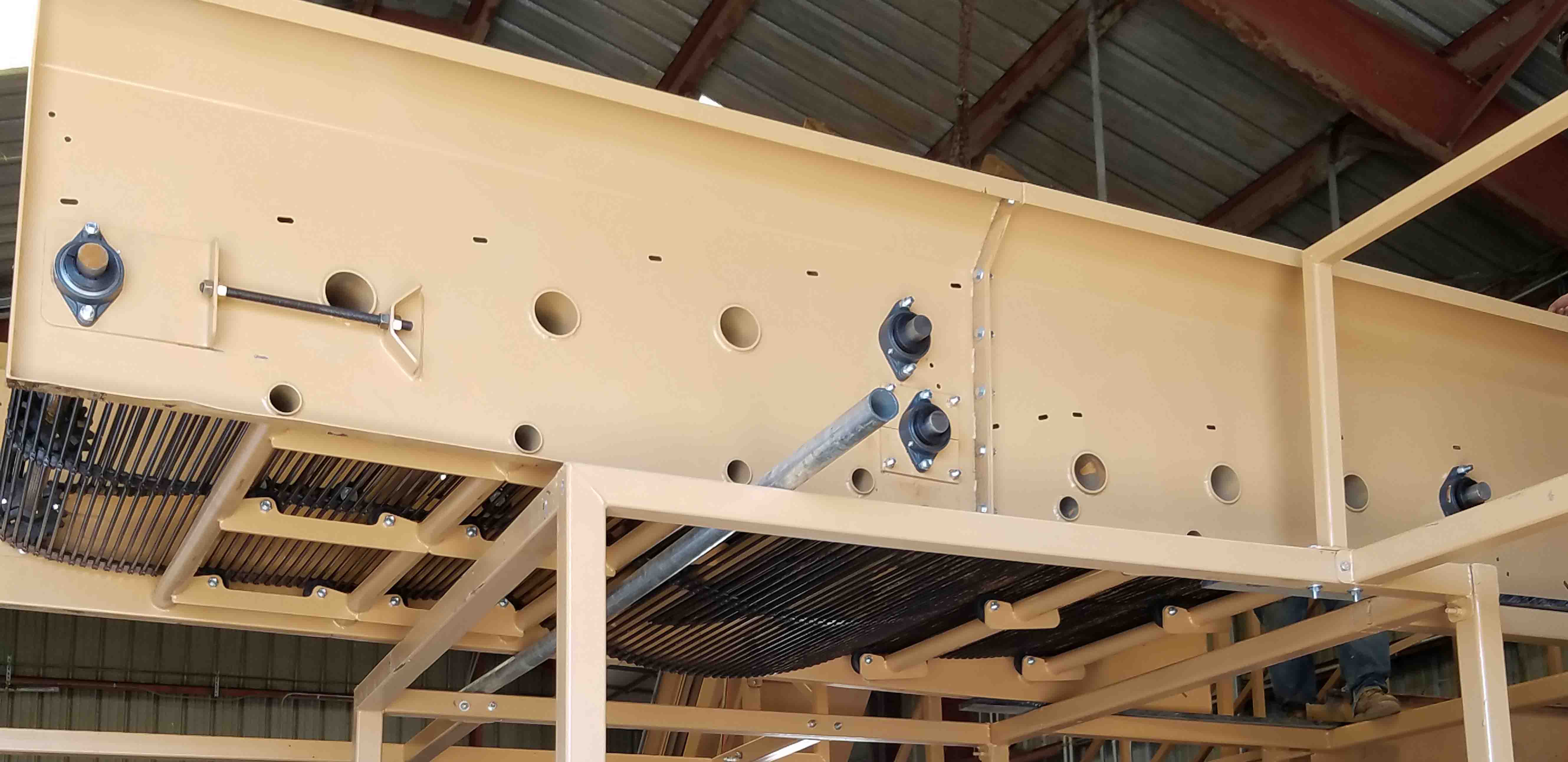 Picture of a conveyer component.